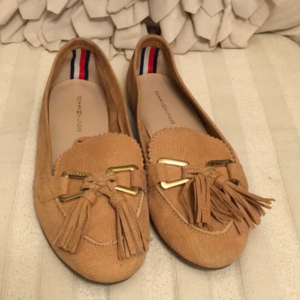 Tommy Hilfiger fringe flats